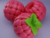3D model stylized raspberries VR / AR / low-poly | CGTrader