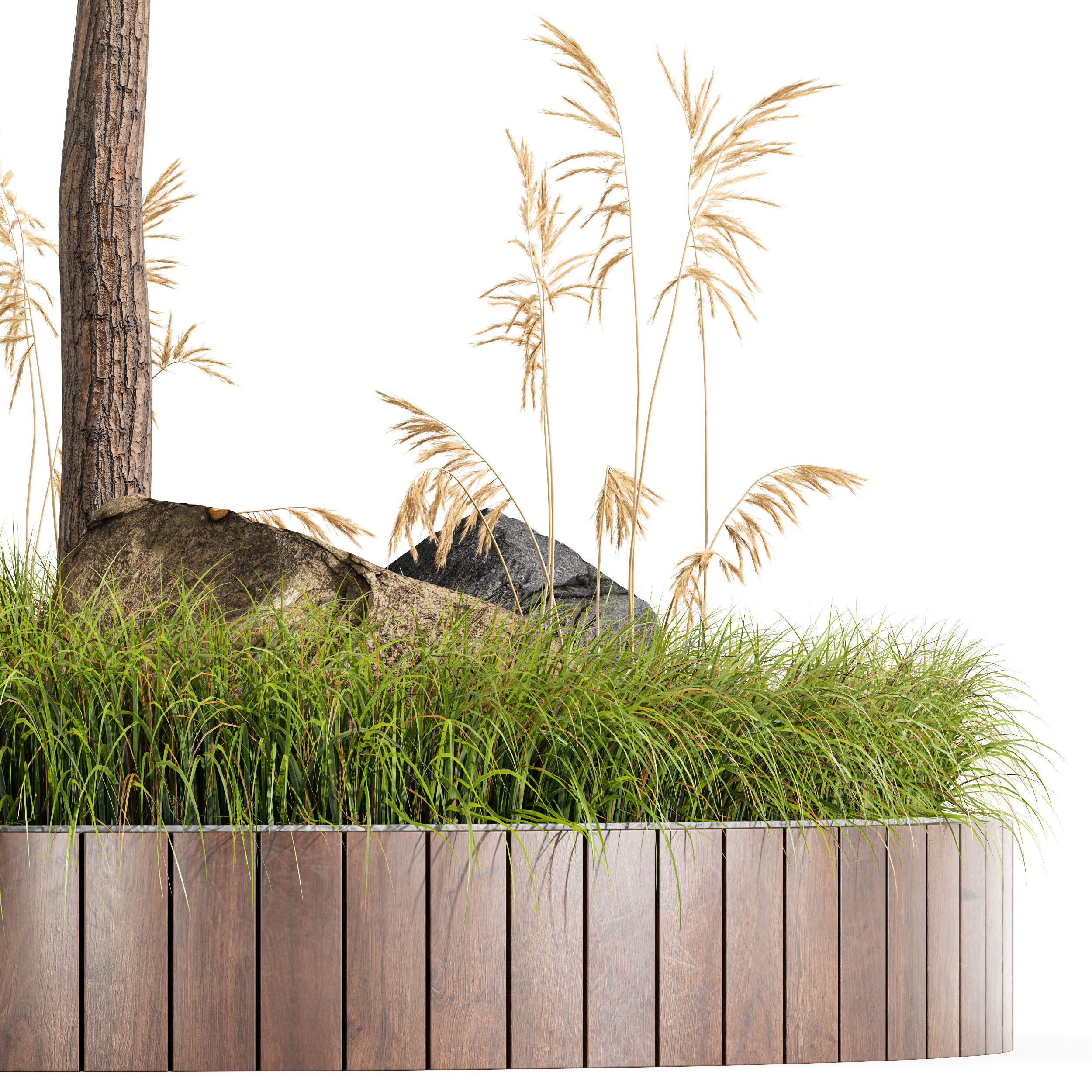 6 Different SETS of Plant Outdoor  SET VOL81 3D Model Collection_11