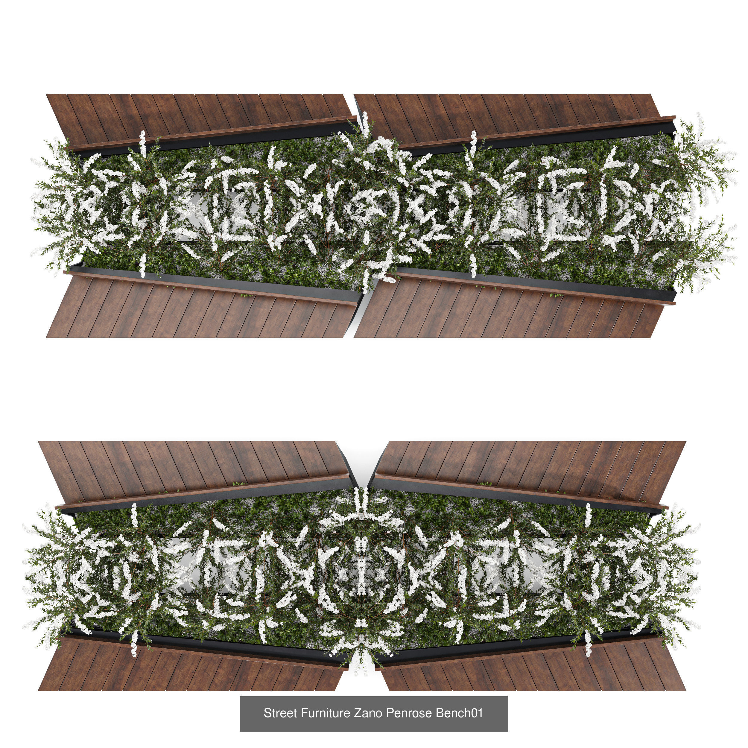 6 Different SETS of Plant Outdoor  SET VOL81 3D Model Collection_13