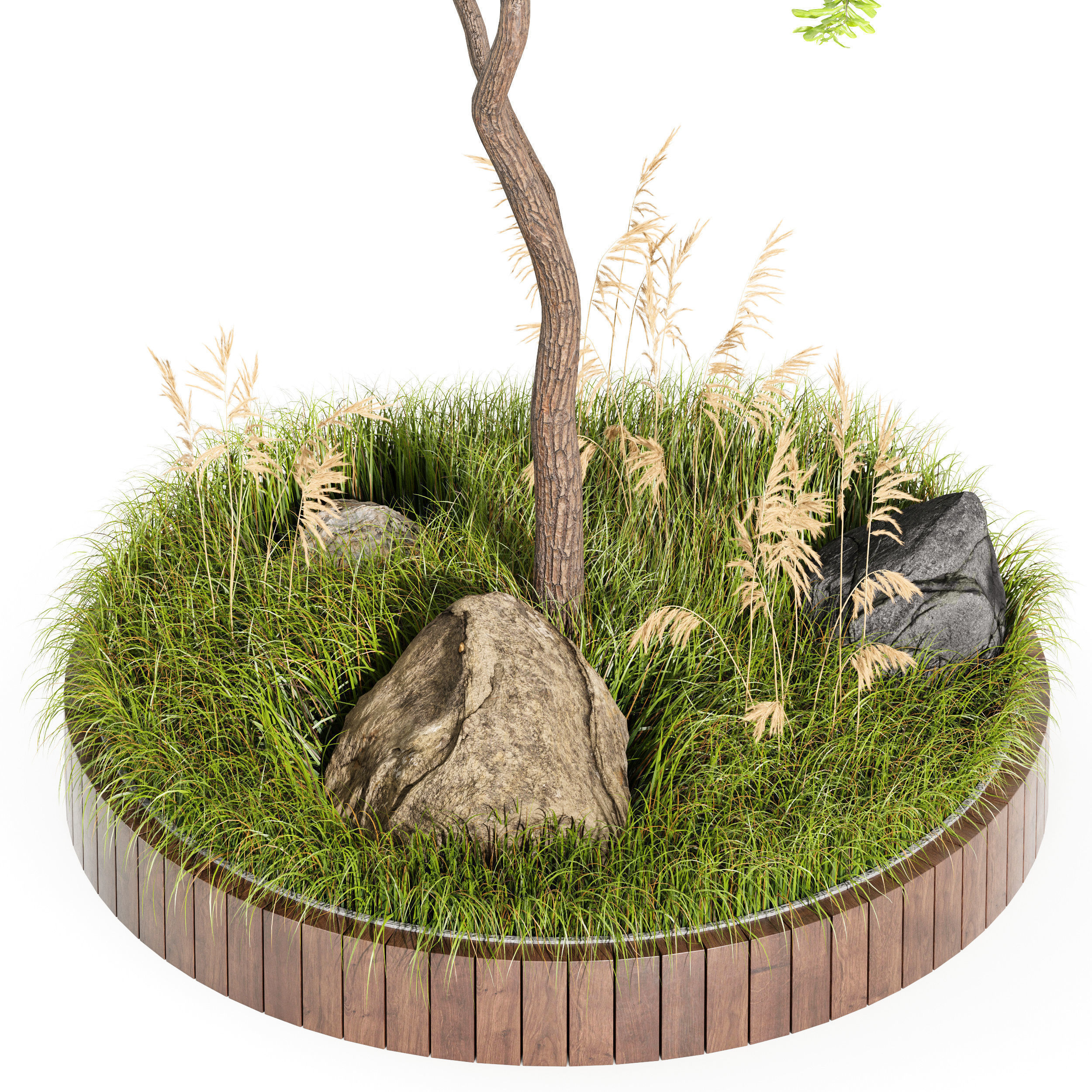 6 Different SETS of Plant Outdoor  SET VOL81 3D Model Collection_10
