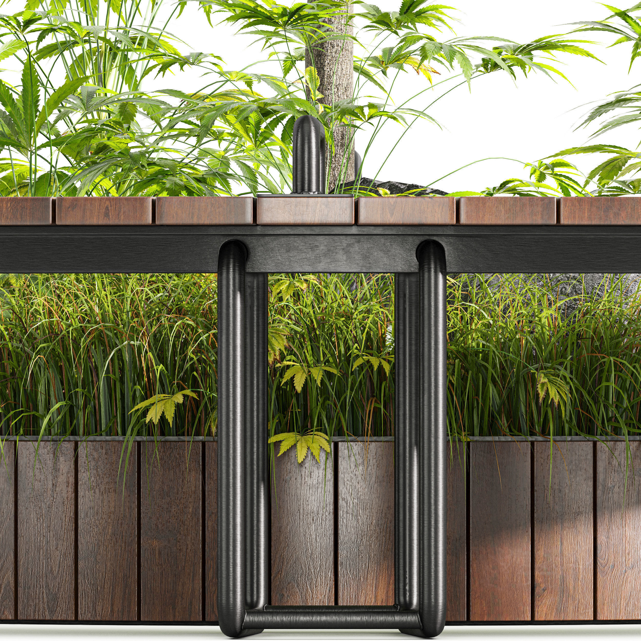 6 Different SETS of Plant Outdoor  SET VOL81 3D Model Collection_17