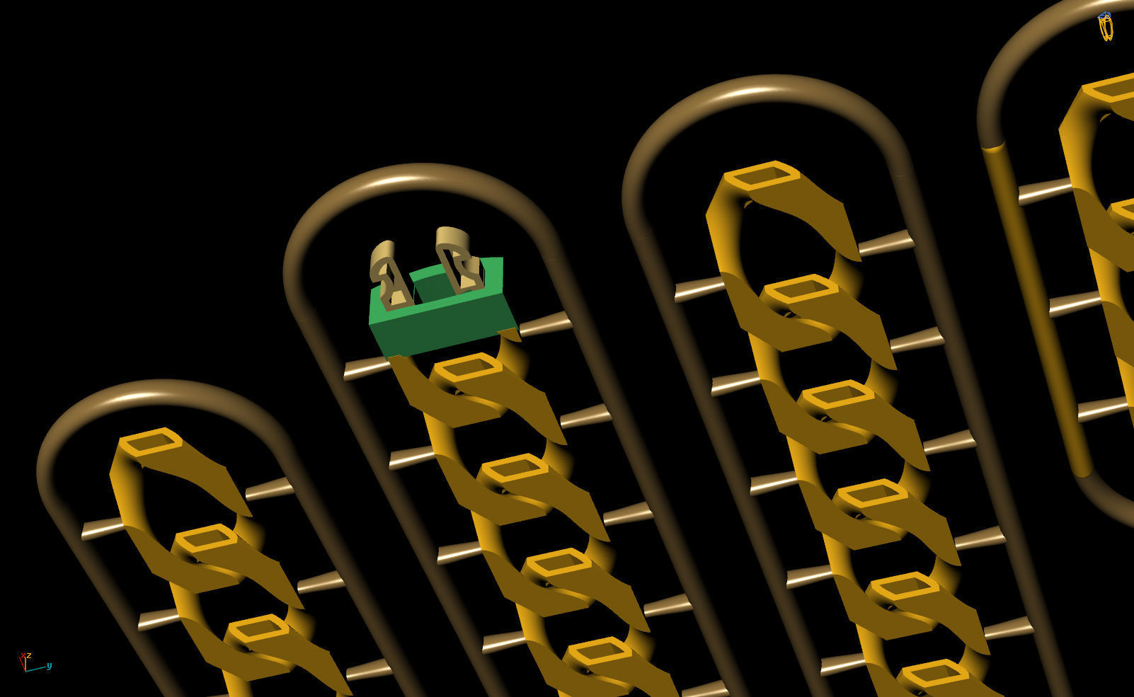 10 MM 53 CM CUBAN LINK CHAIN FOR BRACELET OR NECKLACE 3D print model_3