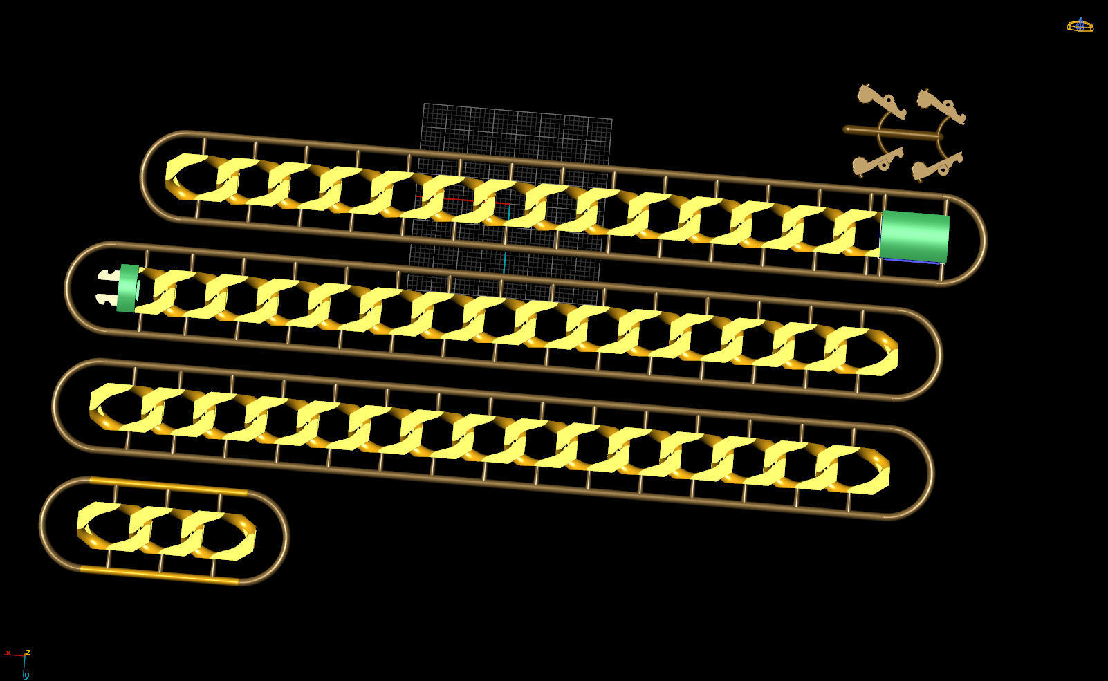 10 MM 53 CM CUBAN LINK CHAIN FOR BRACELET OR NECKLACE 3D print model_5