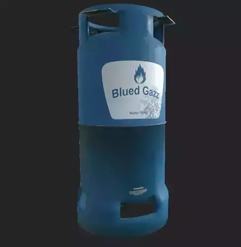LPG - Blue Gass Wannabe Low-poly 3D model