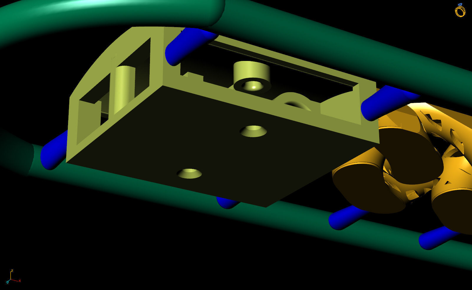 10 MM 18 CM  CUBAN LINK CHAIN FOR BRACELET OR NECKLACE 3D print model_6