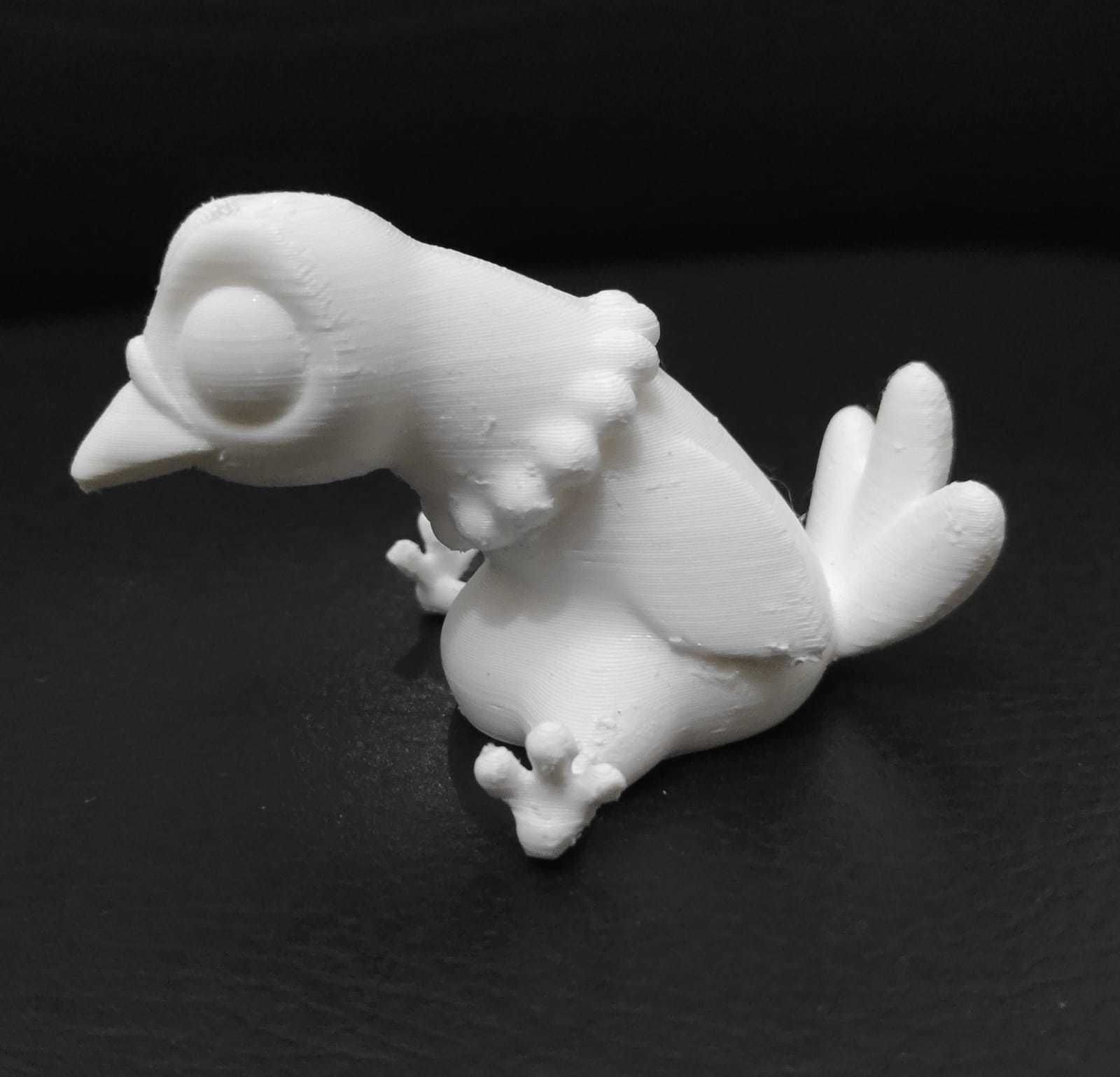 Cartoon Pigeon 3D print model_6