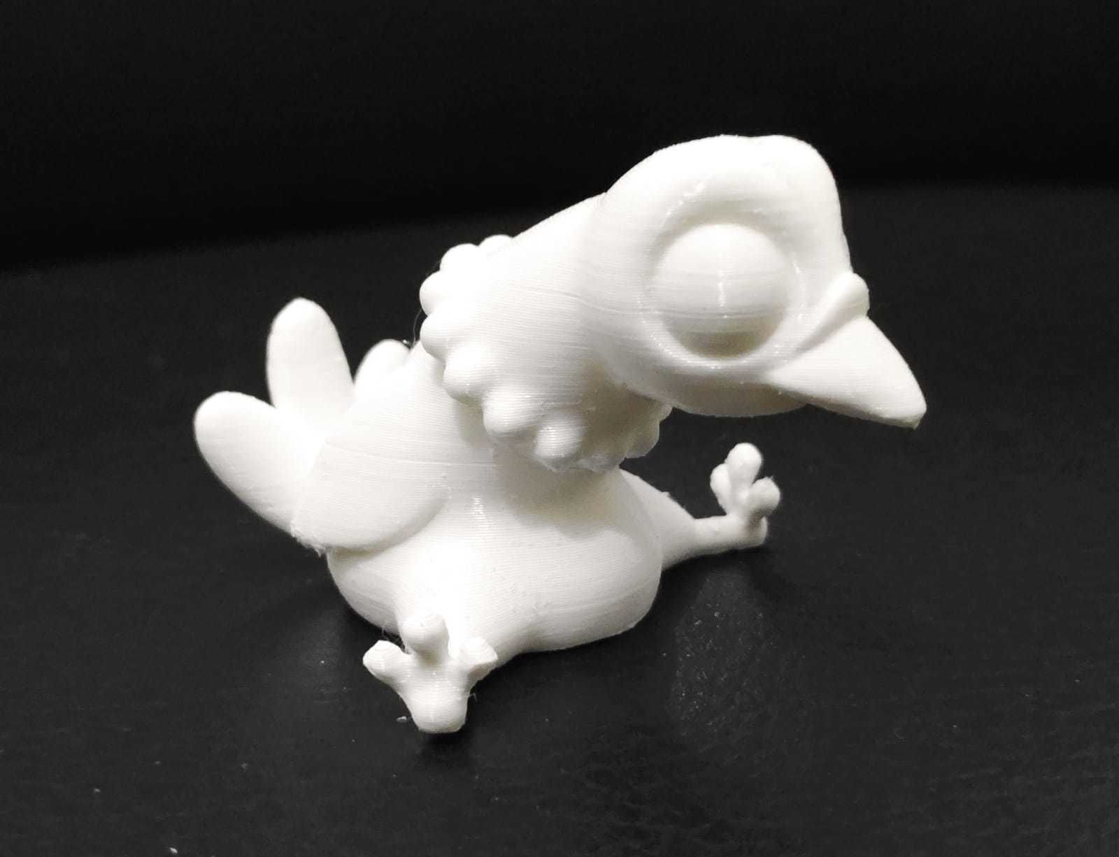 Cartoon Pigeon 3D print model_11