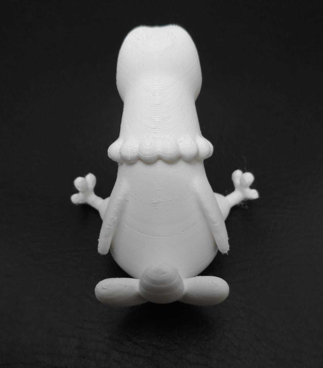 Cartoon Pigeon 3D print model_8