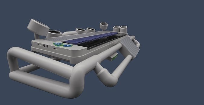 New Man Group Instrument Low-poly 3D model