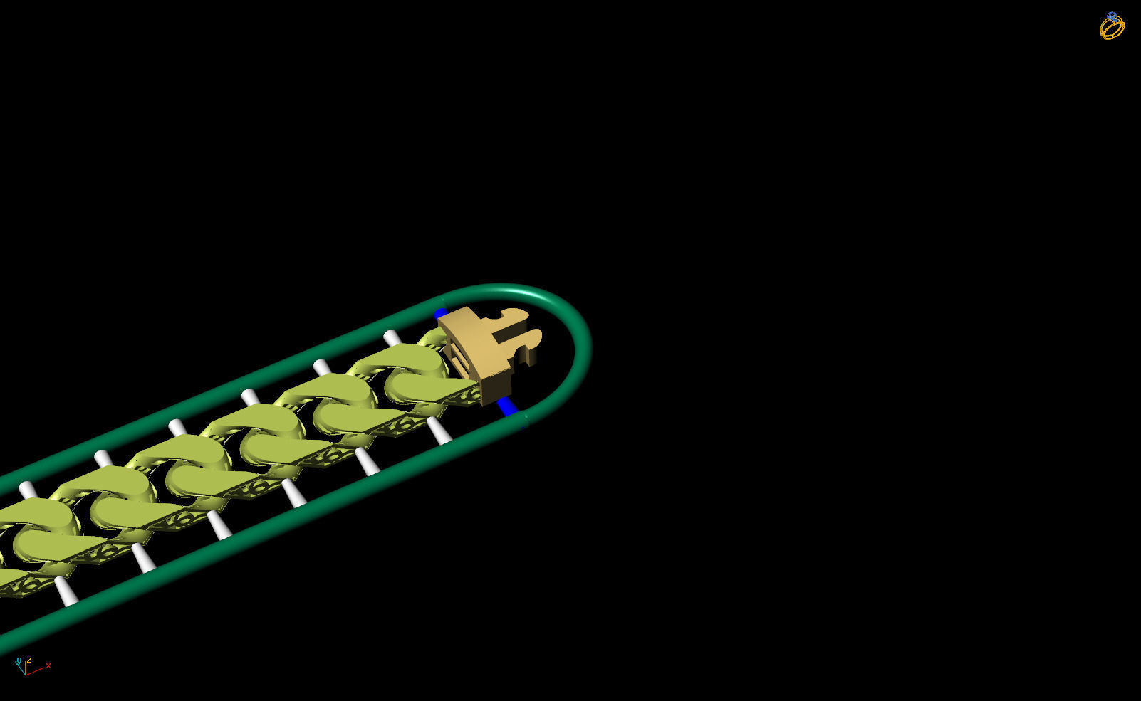 7 MM 18 CM CUBAN LINK CHAIN FOR BRACELET OR NECKLACE 3D print model_10