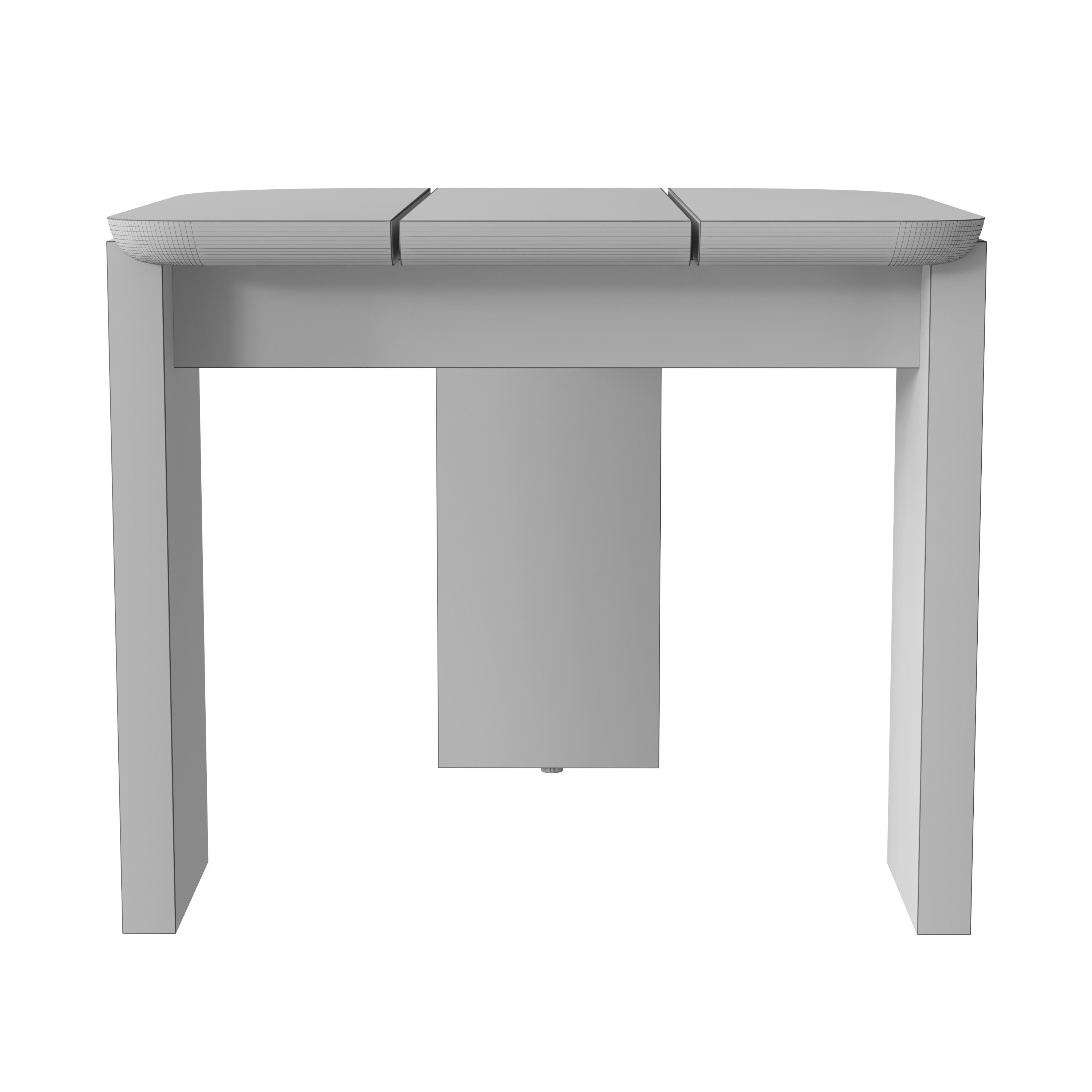 RH SOLARO TEAK SIDE TABLE 3D model_3