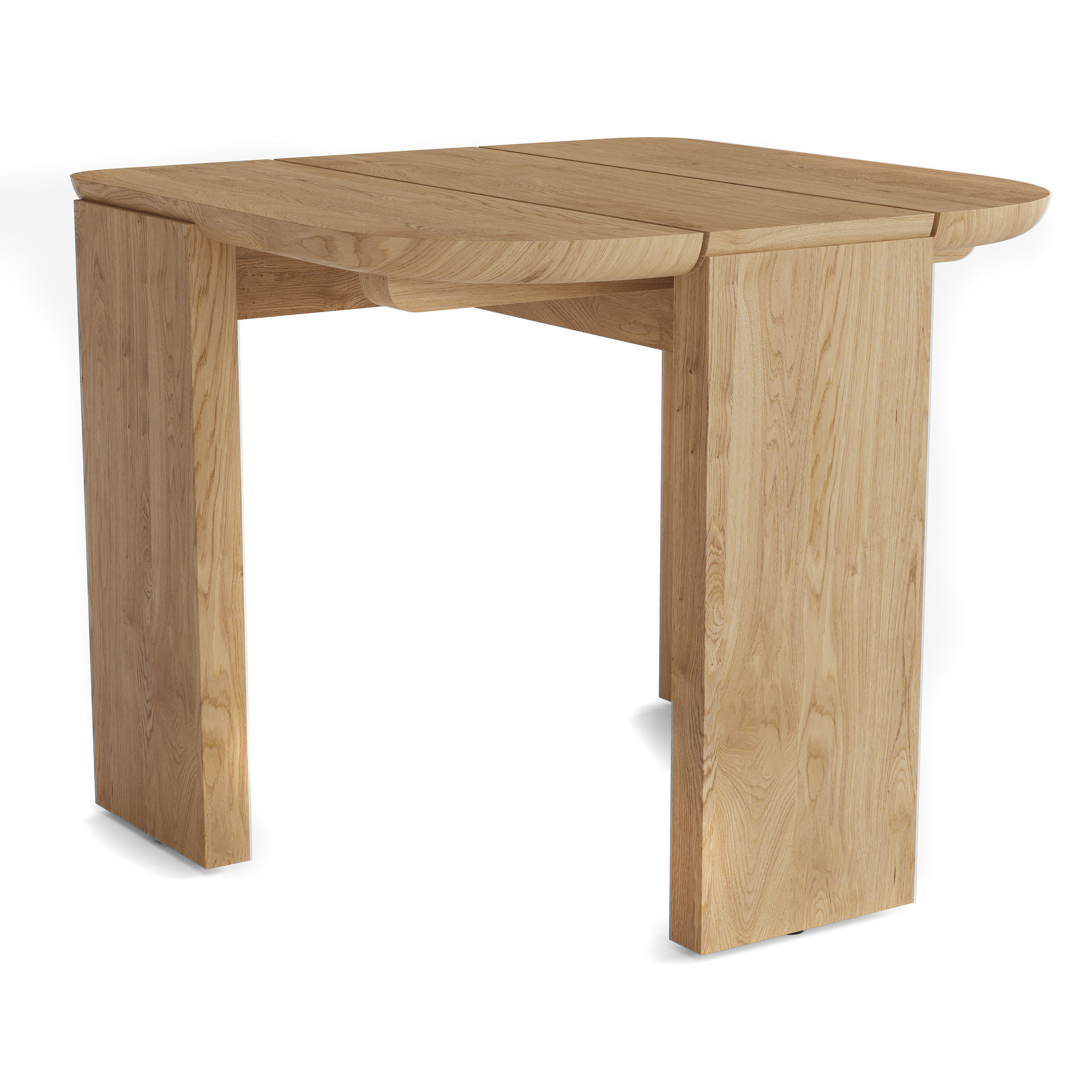 RH SOLARO TEAK SIDE TABLE 3D model_1