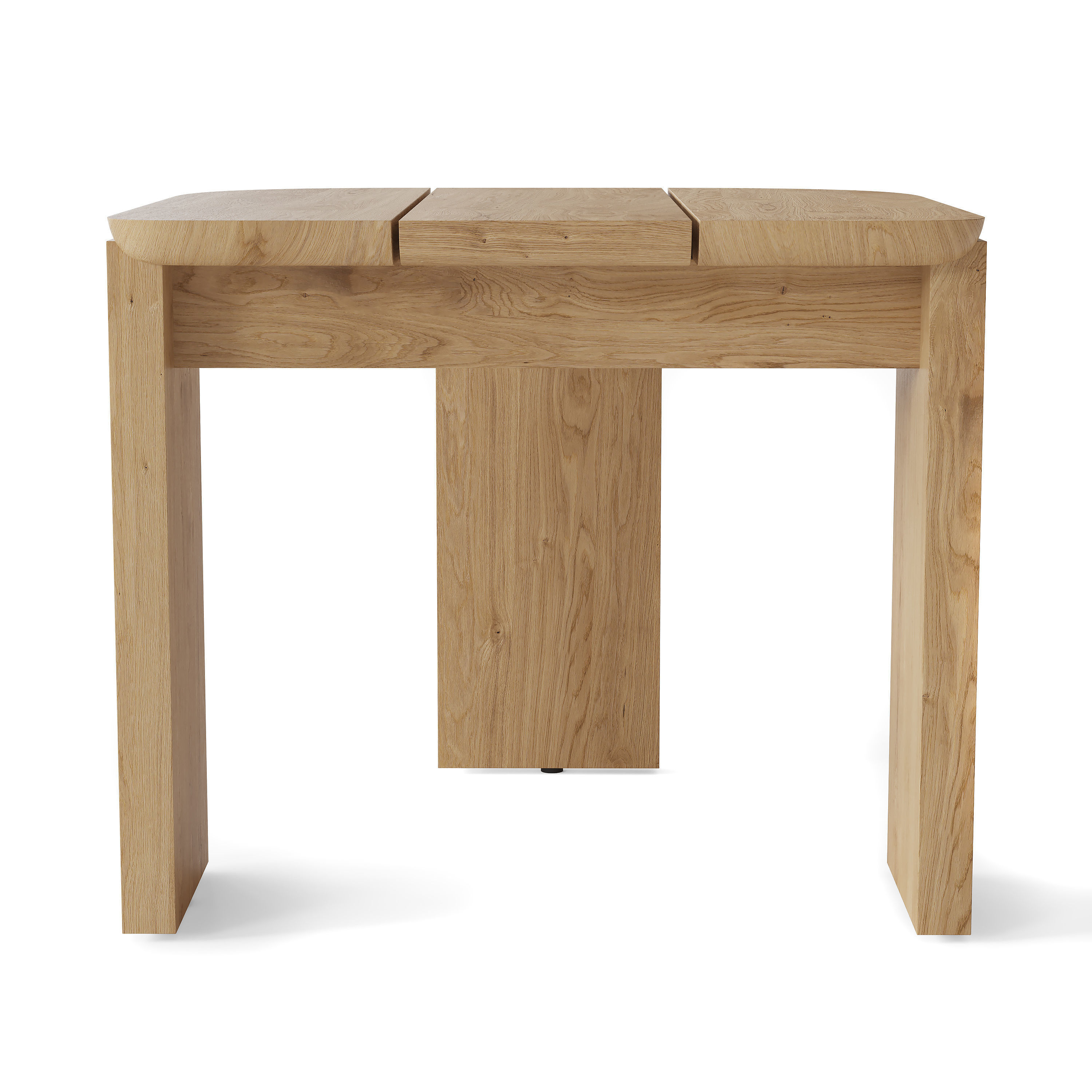 RH SOLARO TEAK SIDE TABLE 3D model_2