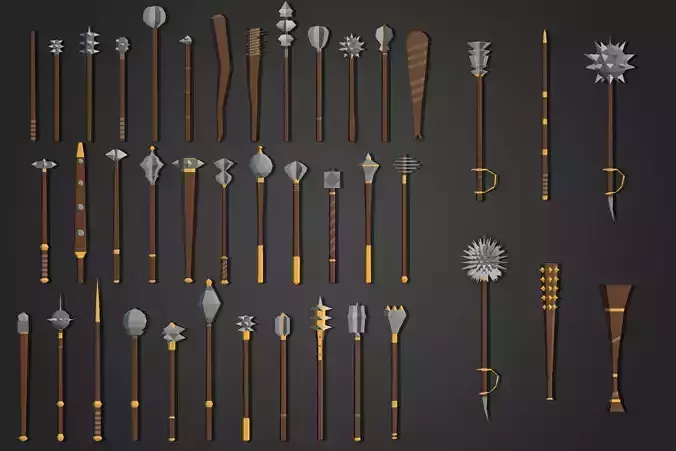 Low Poly Club Pack 1