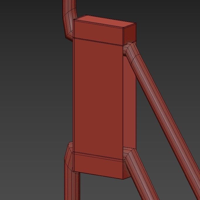 Lloop lamp messing 3D model_3