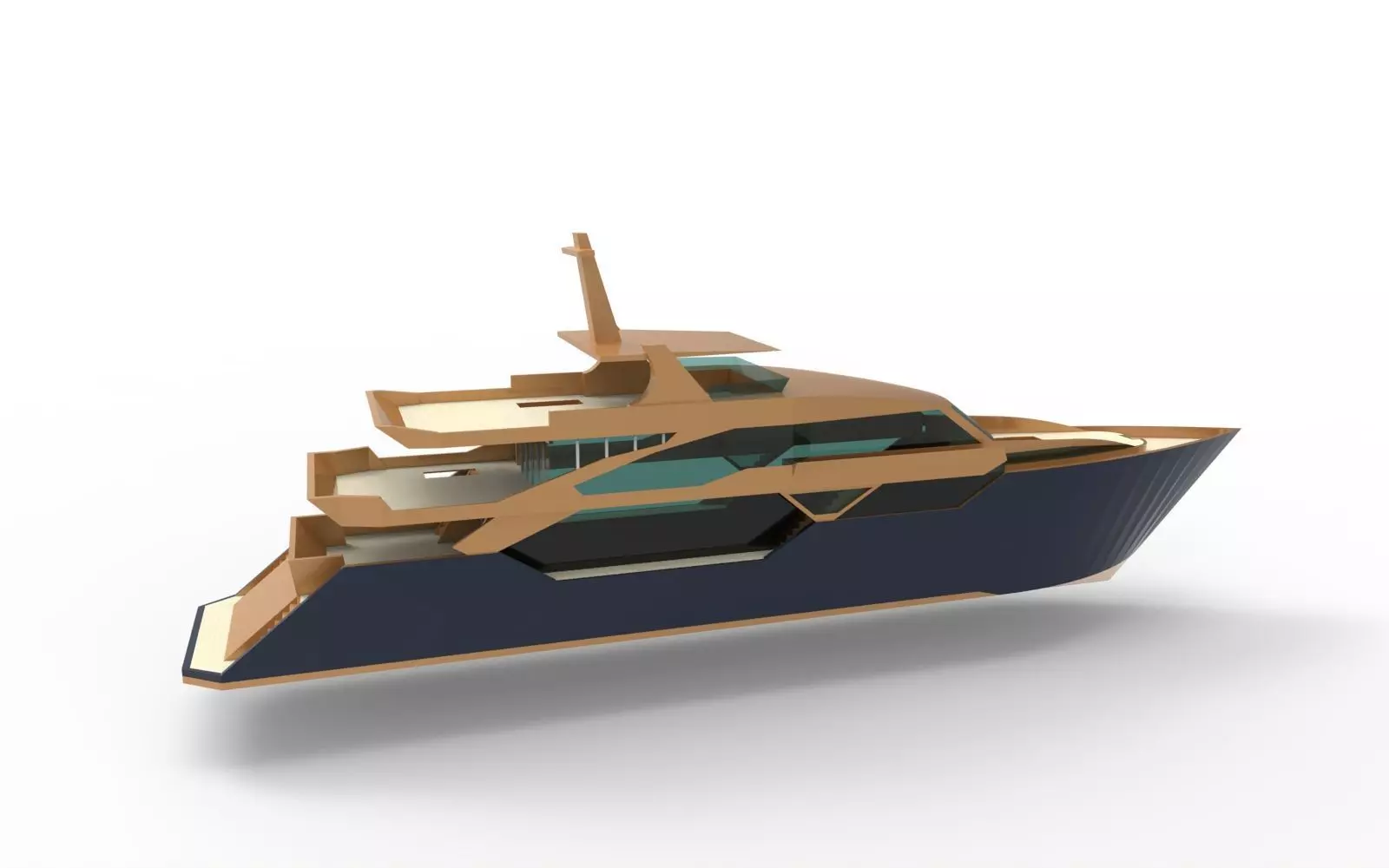 Super Yacht 3D model
