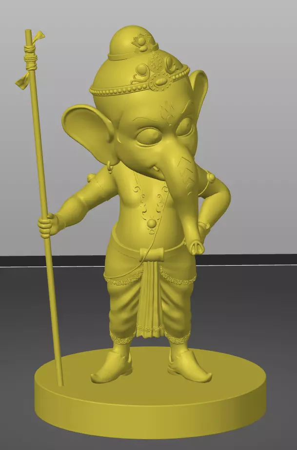 Baby Ganesha 3D print model_0