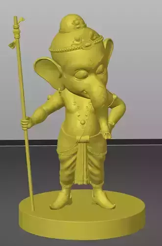 Baby Ganesha 3D print model