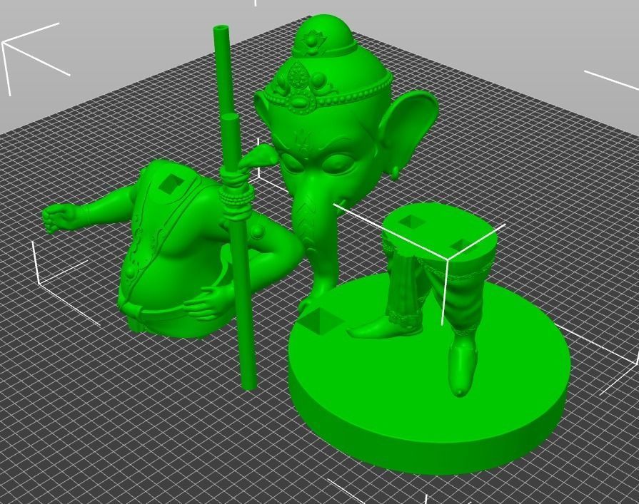 Baby Ganesha 3D print model_2