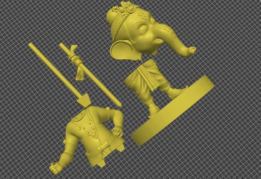 Baby Ganesha 3D print model_1