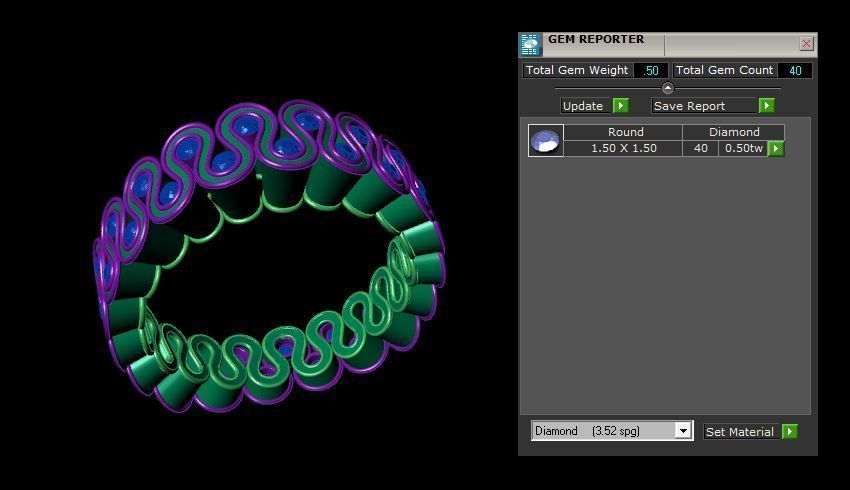 Rings 3D print model_3