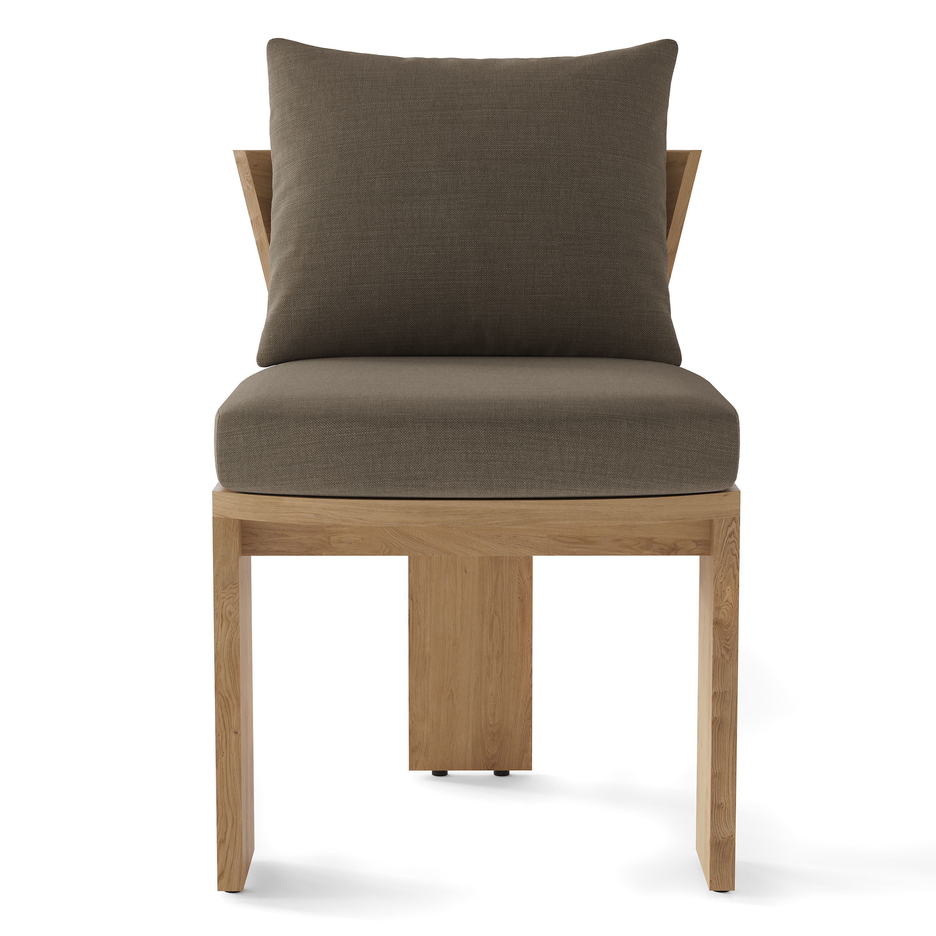 RH SOLARO TEAK RECTANGULAR DINING TABLE 3D model_3