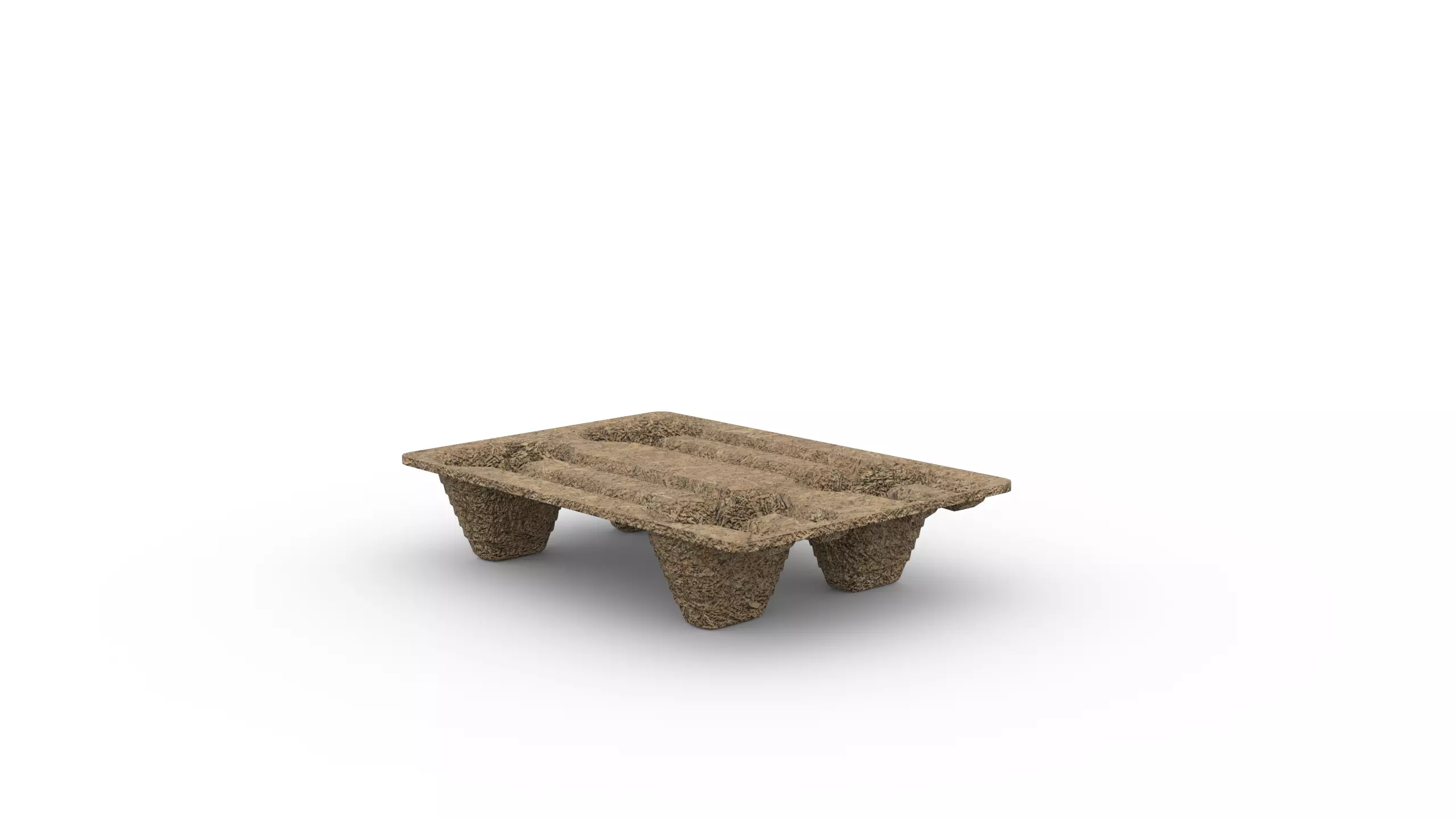Display pallet Low-poly 3D model_0