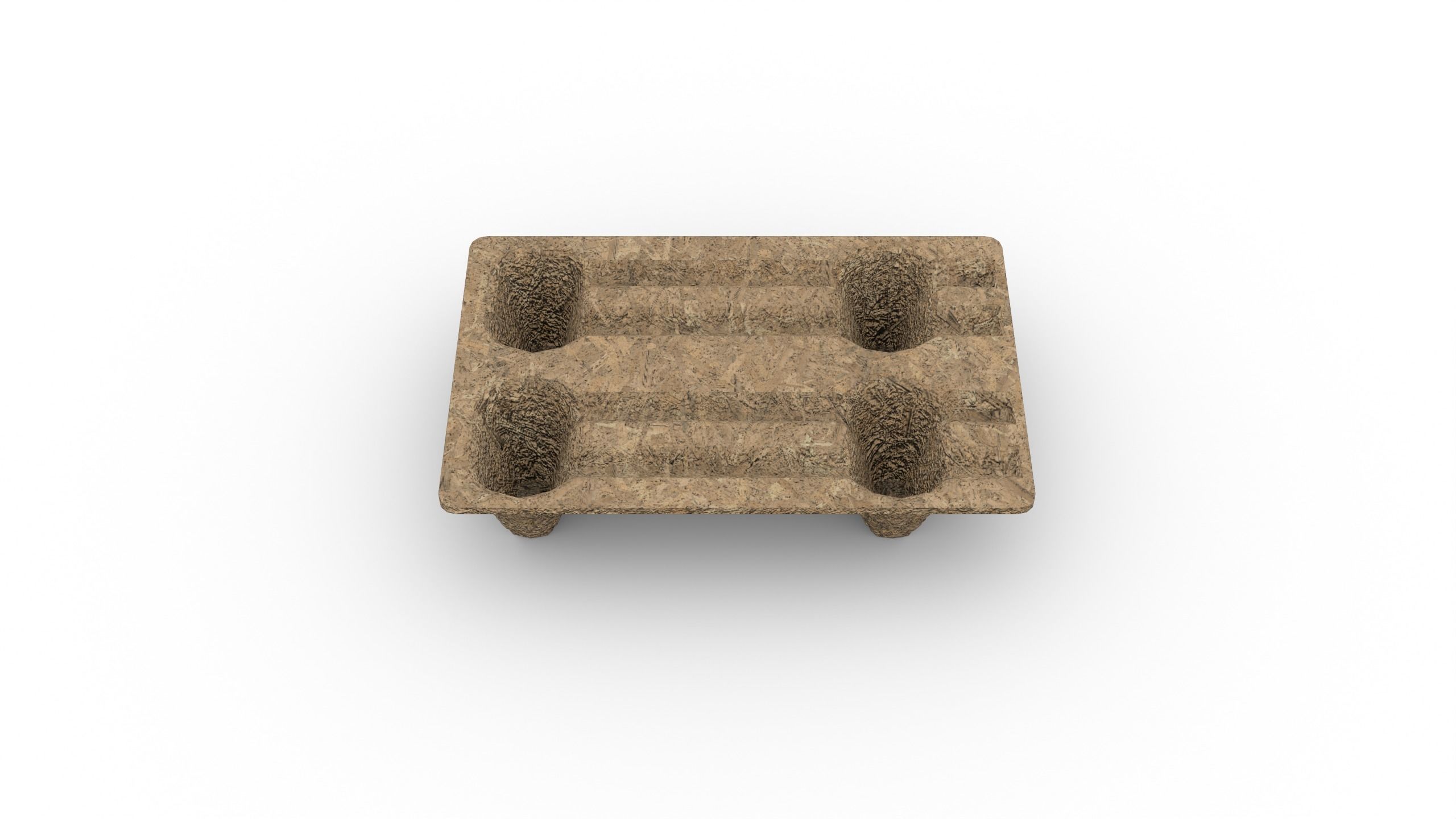 Display pallet Low-poly 3D model_2