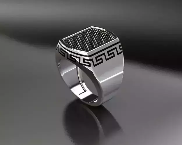 Black Onyx Men ring