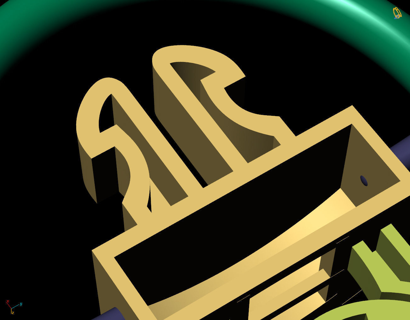 6 MM 18 CM CUBAN LINK CHAIN FOR BRACELET OR NECKLACE 3D print model_7