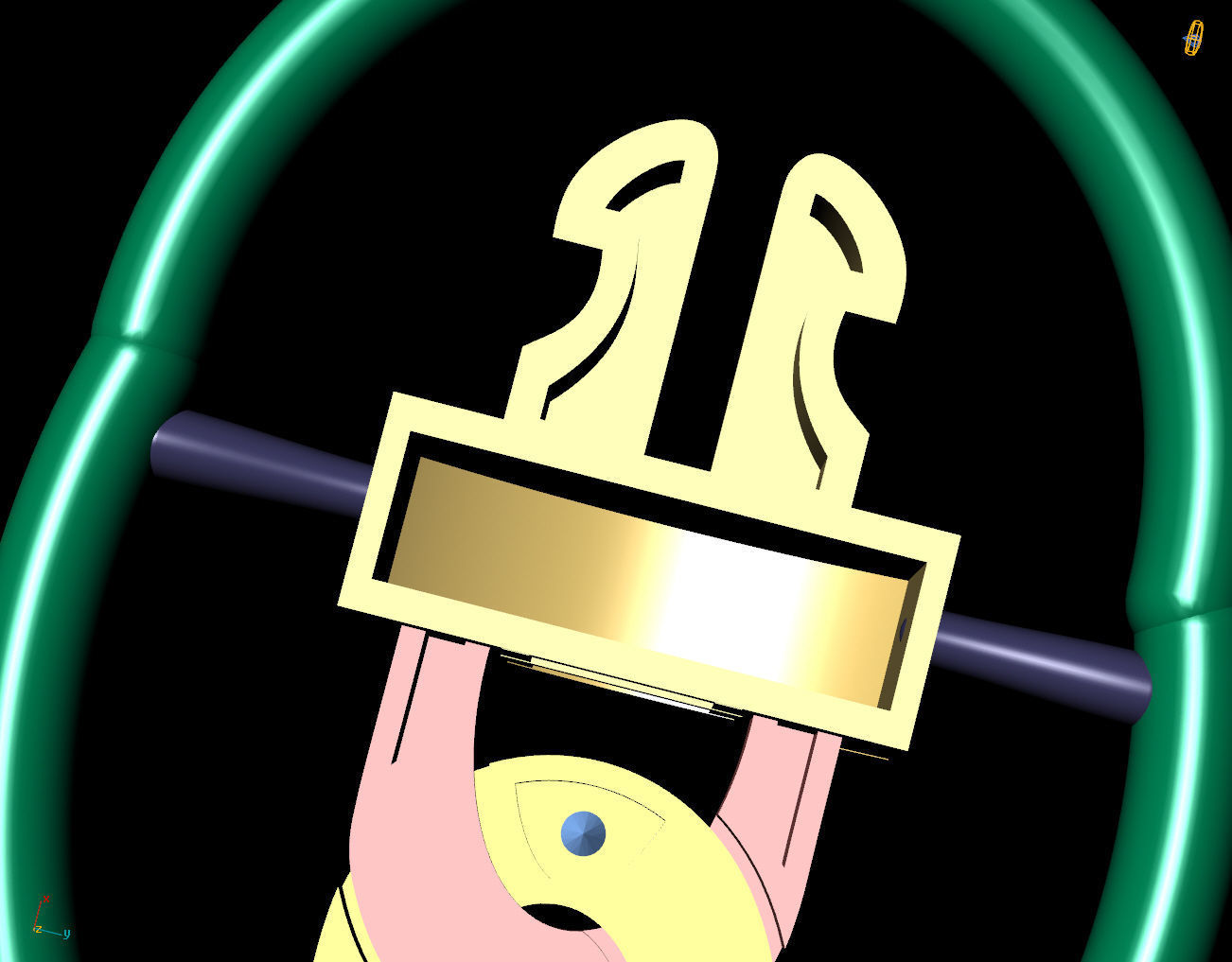 6 MM 18 CM CUBAN LINK CHAIN FOR BRACELET OR NECKLACE 3D print model_9