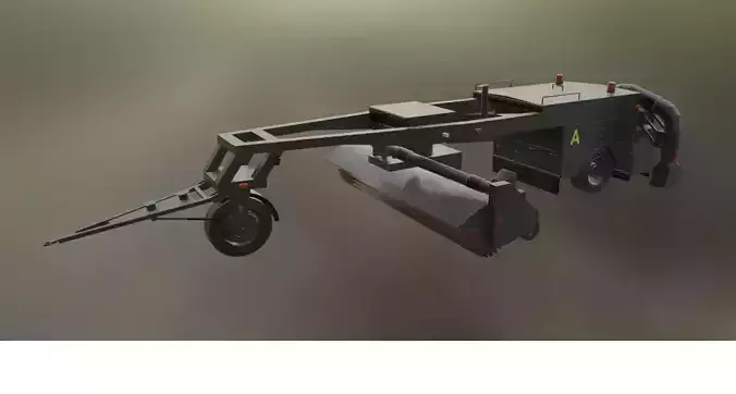 Towed Airport Sweeper-Blower for runway maintenance