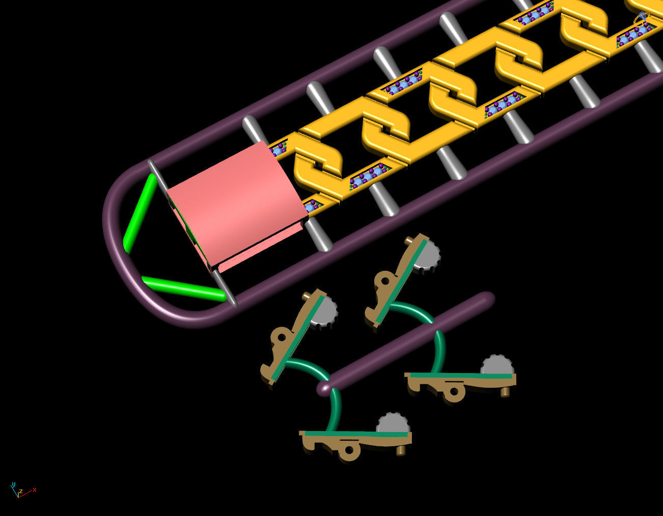 9 MM 18 CM CUBAN LINK CHAIN FOR BRACELET OR NECKLACE 3D print model_2