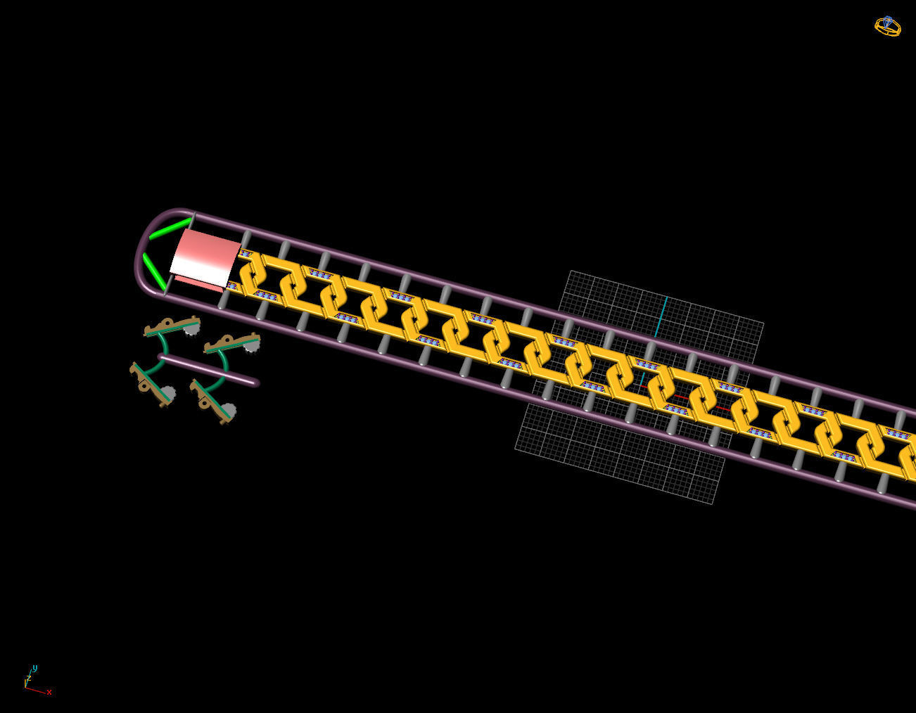 9 MM 18 CM CUBAN LINK CHAIN FOR BRACELET OR NECKLACE 3D print model_4