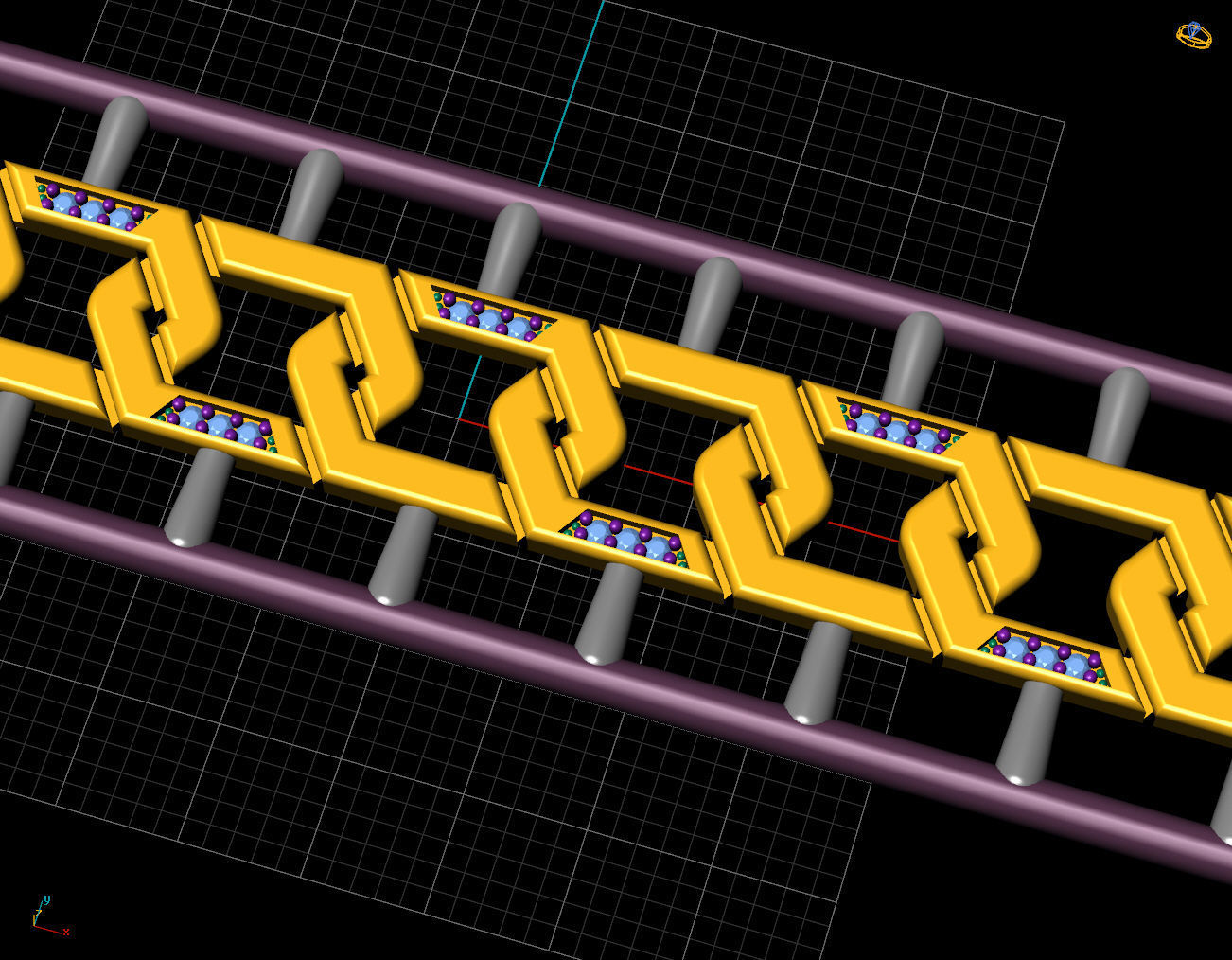 9 MM 18 CM CUBAN LINK CHAIN FOR BRACELET OR NECKLACE 3D print model_7