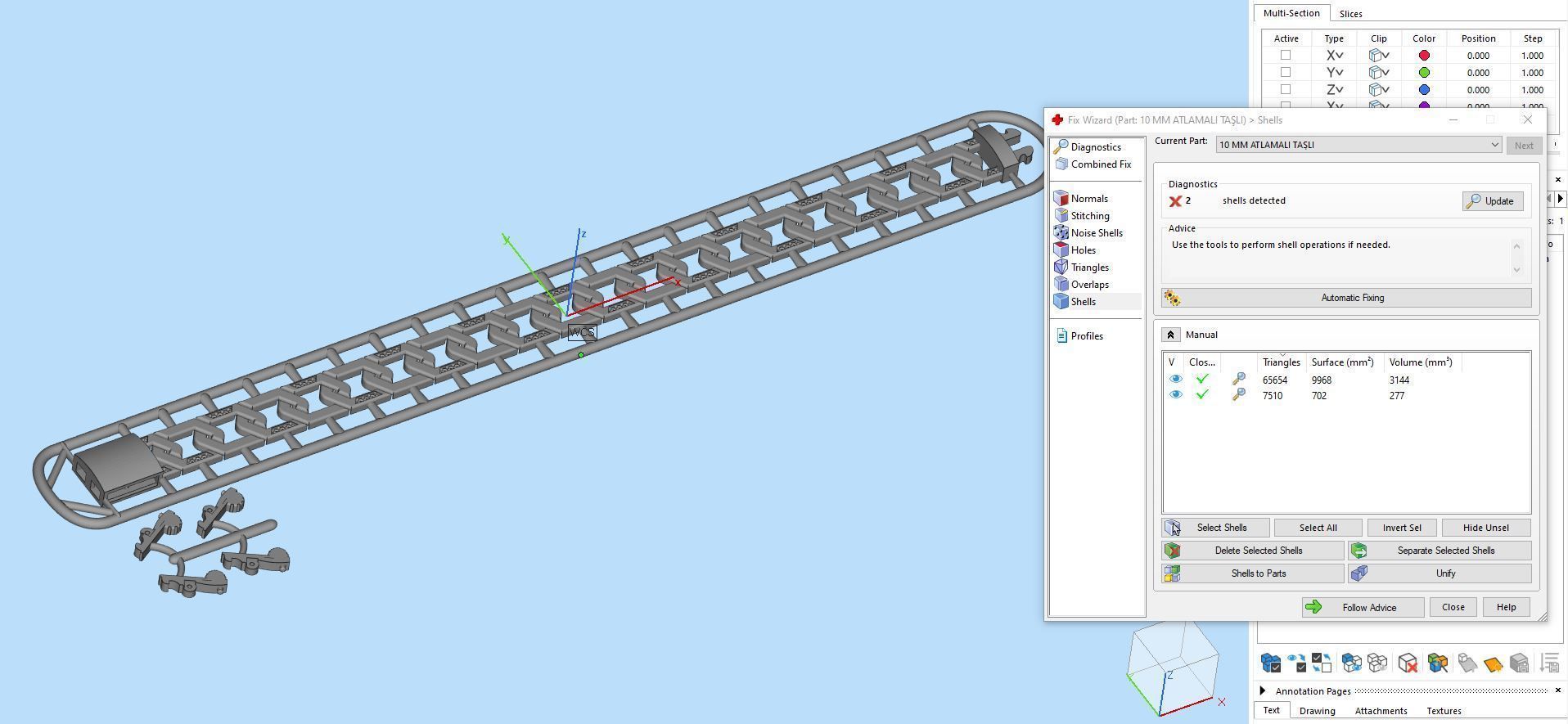9 MM 18 CM CUBAN LINK CHAIN FOR BRACELET OR NECKLACE 3D print model_1