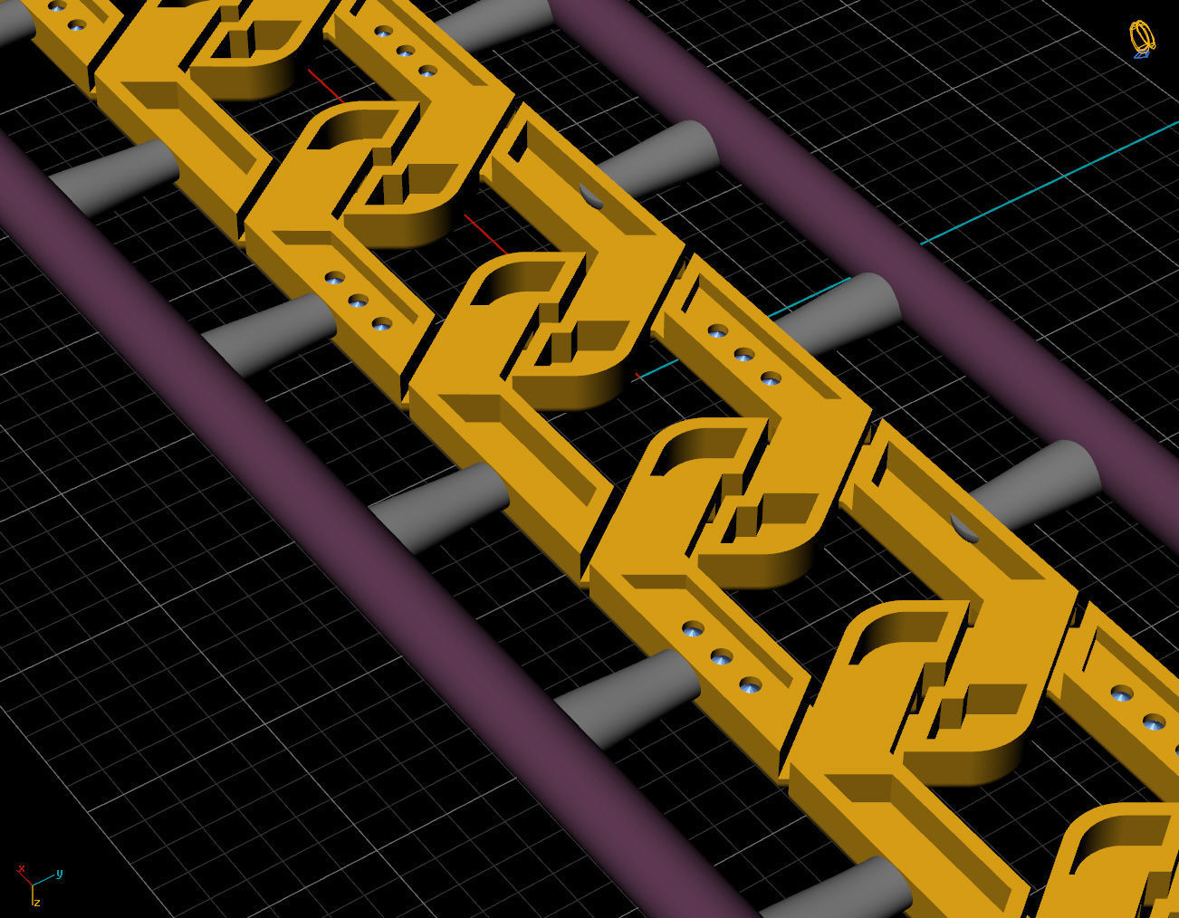 9 MM 18 CM CUBAN LINK CHAIN FOR BRACELET OR NECKLACE 3D print model_5