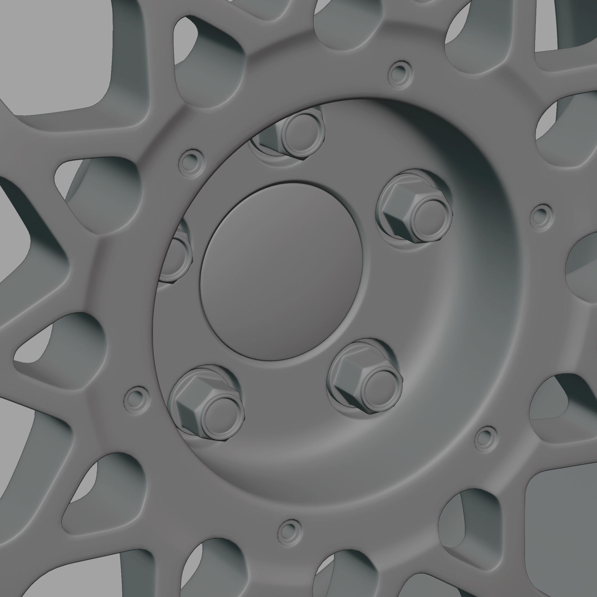 BBS DTM E30 Wheel 3D Model 3D model_9