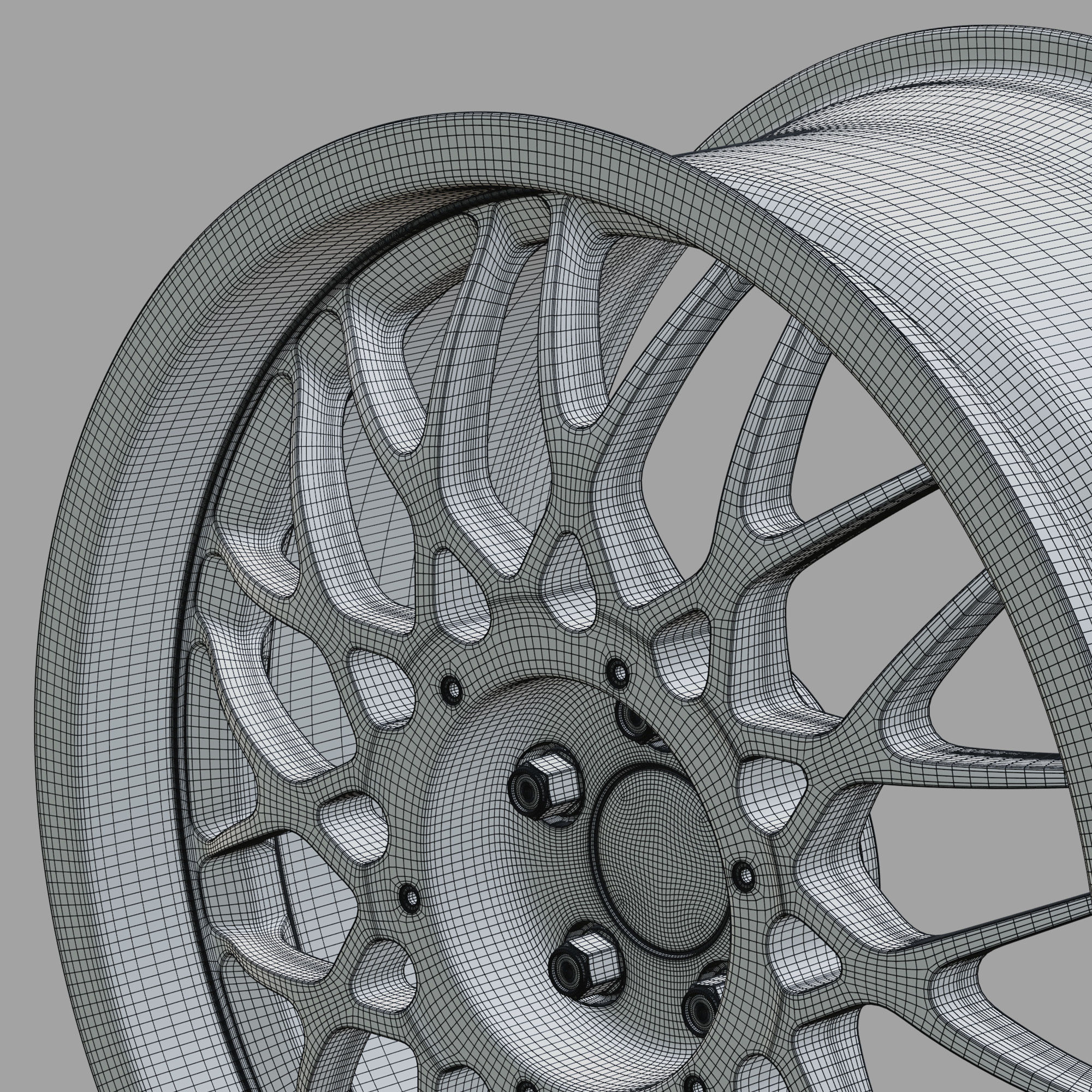 BBS DTM E30 Wheel 3D Model 3D model_12