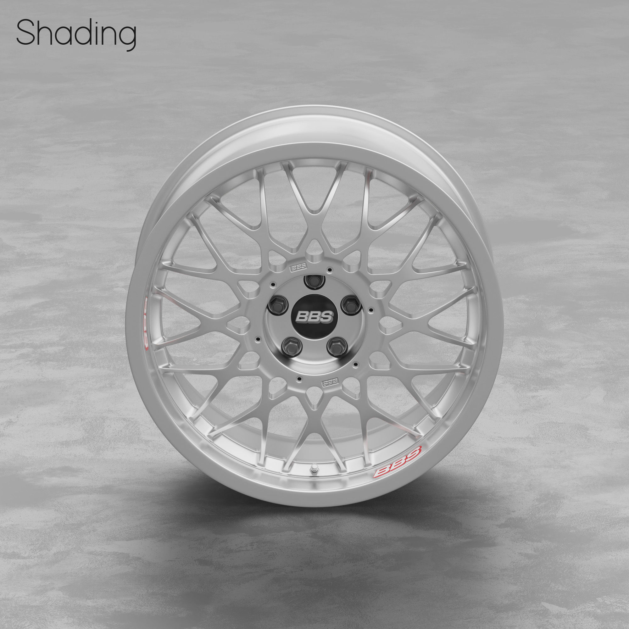 BBS DTM E30 Wheel 3D Model 3D model_5
