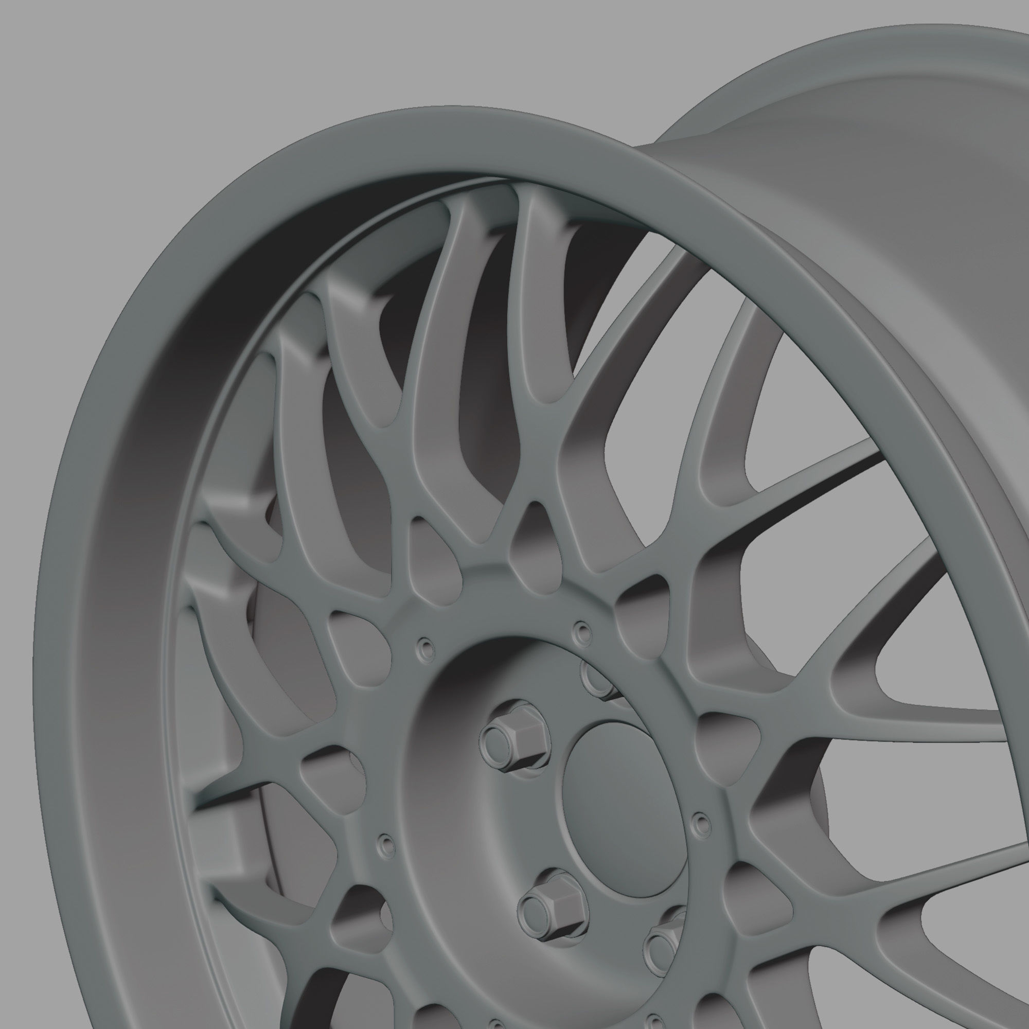 BBS DTM E30 Wheel 3D Model 3D model_13