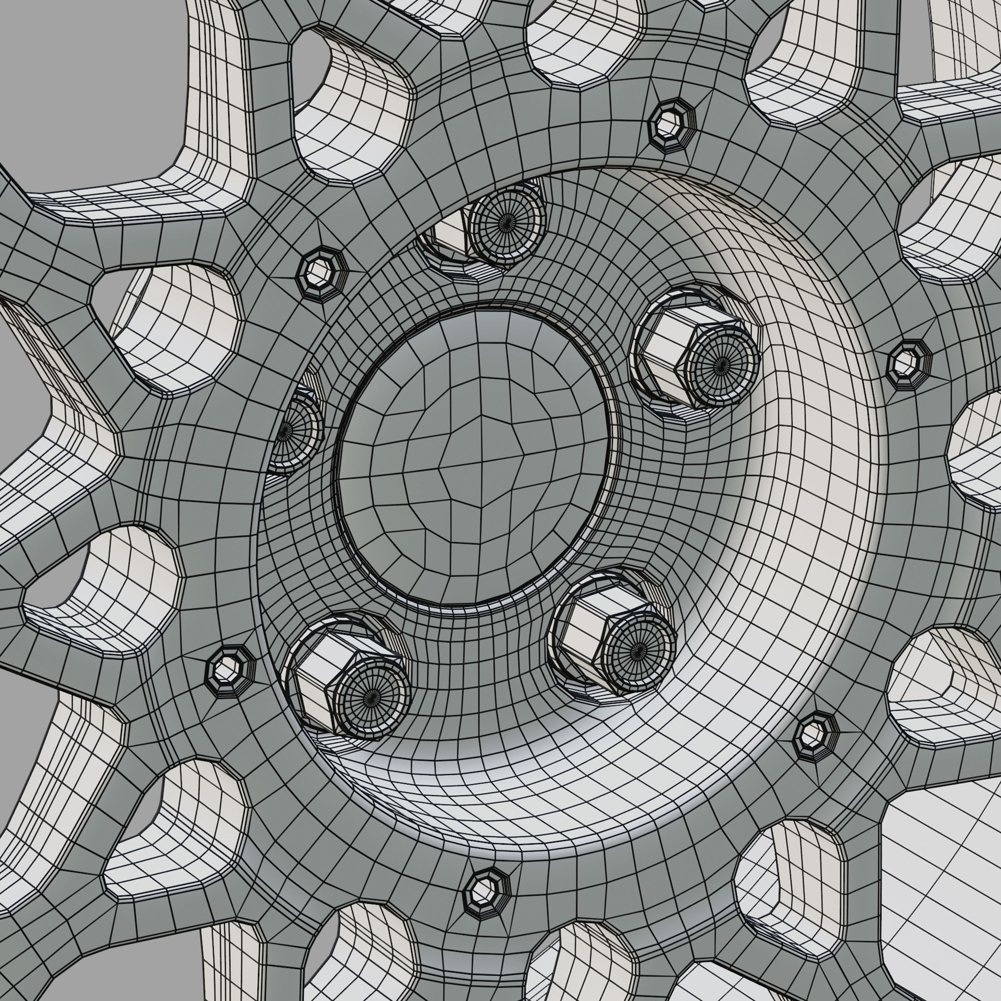 BBS DTM E30 Wheel 3D Model 3D model_7