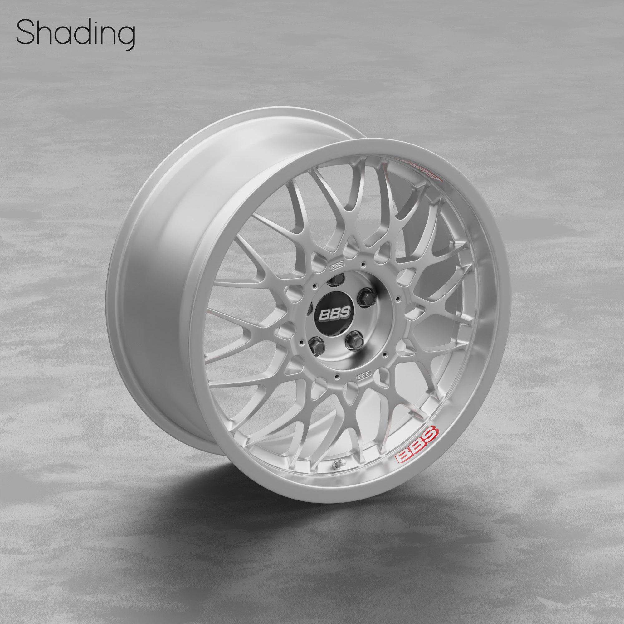 BBS DTM E30 Wheel 3D Model 3D model_4