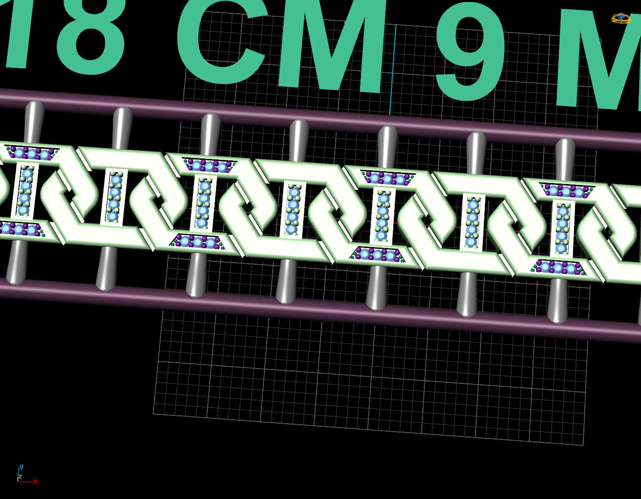 9 MM 18 CM CUBAN LINK CHAIN FOR BRACELET OR NECKLACE 3D print model_8