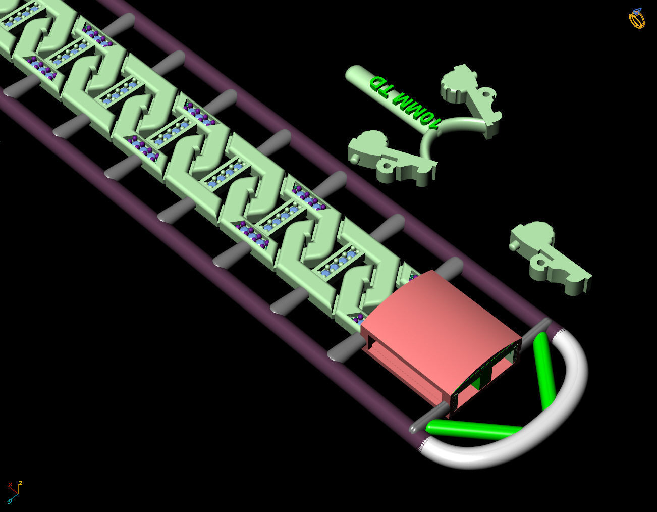 9 MM 18 CM CUBAN LINK CHAIN FOR BRACELET OR NECKLACE 3D print model_10