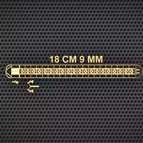 9 MM 18 CM  CUBAN LINK CHAIN FOR BRACELET OR NECKLACE