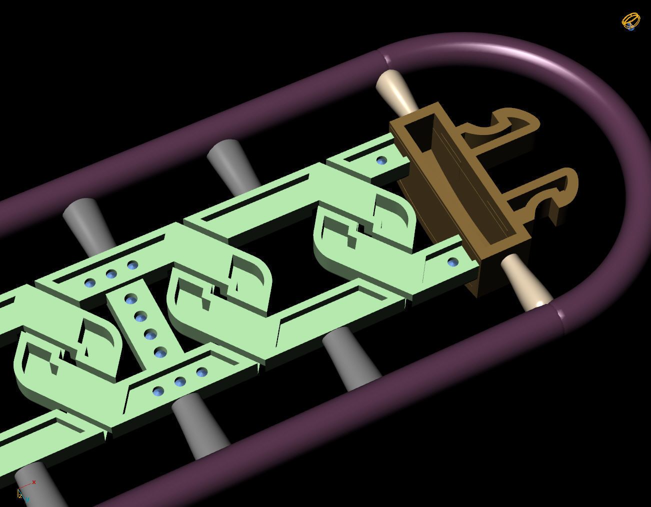 9 MM 18 CM CUBAN LINK CHAIN FOR BRACELET OR NECKLACE 3D print model_10