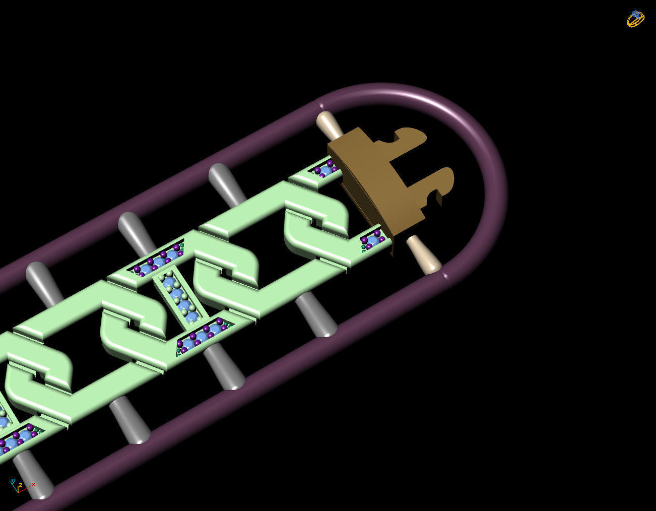 9 MM 18 CM CUBAN LINK CHAIN FOR BRACELET OR NECKLACE 3D print model_9