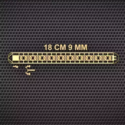 9 MM 18 CM  CUBAN LINK CHAIN FOR BRACELET OR NECKLACE