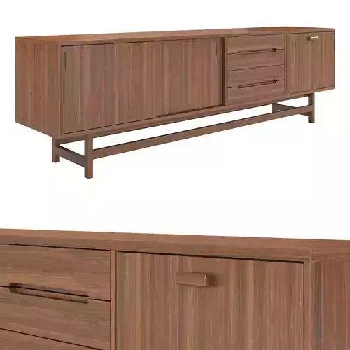 Williams Media Console by Joybird 3D model